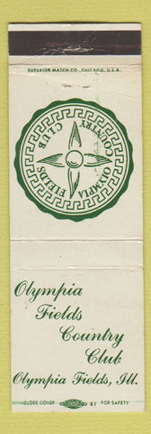 Matchbook Cover - Olympia Fields Country Club IL