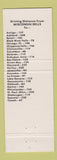 Matchbook Cover - Monaco Motel Wisconsin Dells WI