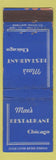 Matchbook Cover - Mae's Restaurant Chicago IL WEAR
