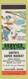Matchbook Cover - Smith's Super Market Guilford ME hillbilly