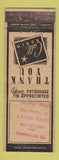 Matchbook Cover - Popular Eating House Marseilles IL ARROW STAMPED