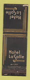 Matchbook Cover - Hotel LaSalle Chicago IL WORN