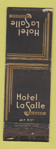 Matchbook Cover - Hotel LaSalle Chicago IL WORN