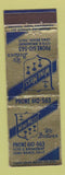 Matchbook Cover - Wine Mess Long Beach CA liquor