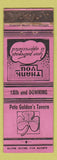 Matchbook Cover - Pete Golden's Tavern Denver Colorado WORN