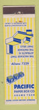 Matchbook Cover - Pacific Paper Box Comp;any Los Angeles CA