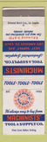 Matchbook Cover - Machinists' Tool & Supply Los Angeles CA