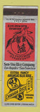 Matchbook Cover - Chikara Rice Sen Sho Los Angeles San Francisco CA