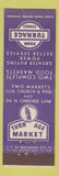 Matchbook Cover - Turnage Food Stores CA CLIX