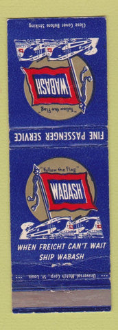 Matchbook Cover - Wabash Railroad WEAR