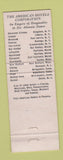 Matchbook Cover - Francis Scott Key Hotel Frederick MD WEAR