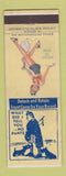 Matchbook Cover - Hoffman Studios Dog Cartoon pinup WEAR