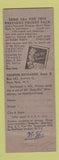 Matchbook Cover - Hoffman Studios Dog Cartoon pinup WEAR