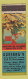 Matchbook Cover - Schirra's Bar Pittsburgh PA