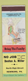 Matchbook Cover - Denton Miller Newburgh PA hillbilly
