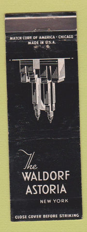 Matchbook Cover - Waldorf Astoria New York City
