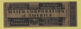 Matchbook Cover - March Corporation of America Chicago IL SAMPLE Full Length