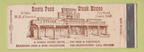 Matchbook Cover - Reata Pass Steak House Scottsdale AZ WEAR Full Length