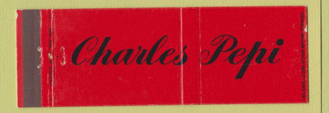 Matchbook Cover - Stone's Restaurant Marshalltown IA Full Length