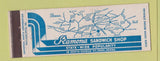 Matchbook Cover - Ramona Sandwich Shop York PA  Full Length