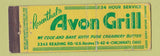 Matchbook Cover - Rosenthal's Avon Grill Cincinnati OH WEAR Full Length