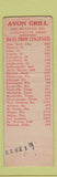 Matchbook Cover - Rosenthal's Avon Grill Cincinnati OH WEAR Full Length