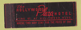 Matchbook Cover - Hollywood Plaza Hotel CA WEAR Full Length