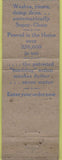 Matchbook Cover - Bendix Laundry Furniture Spring Grove PA