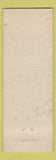 Matchbook Cover - W Harold Thomas County Clerk Election Abraham Lincoln
