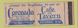 Matchbook Cover - Coronado Cafe Tavern Socorro NM WEAR Full Length