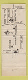 Matchbook Cover - Joe's Cafe El Monte Colton CA baseball Full Length