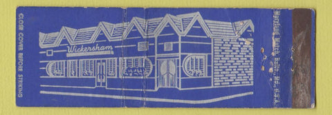 Matchbook Cover - Wickersham Hollis NY restaurant WORN Full Length