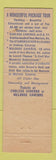 Matchbook Cover - Endless Caverns New Market VA Full Length