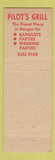 Matchbook Cover - Pilots Grill Bangor ME Full Length
