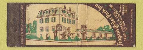 Matchbook Cover - Hogan's Cedar Park Inn WEAR