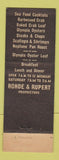 Matchbook Cover - Oyster Loaf Restaurant Portland OR Full Length