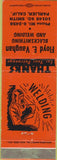 Matchbook Cover - Floyd Vaughan Welding Parlier CA orange