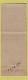 Matchbook Cover - Delaney Head Company New York City? WORN Full Length
