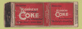 Matchbook Cover - Koppers Coke Coal DQ WORN Full Length
