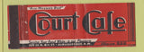 Matchbook Cover - Court Cafe Albuquerque NM WEAR Full Length