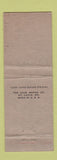 Matchbook Cover - Court Cafe Albuquerque NM WEAR Full Length