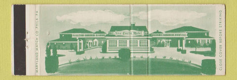 Matchbook Cover - New Castle Motel Wilmington DE Full Length