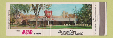 Matchbook Cover - Mead Inn Wisconsin Rapids WI  Full Length