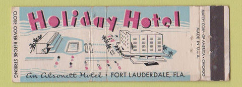 Matchbook Cover - Holiday Hotel Fort Lauderdale FL Full Length