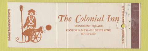 Matchbook Cover - Colonial Inn Concord MA WEAR DD Bean Full Length
