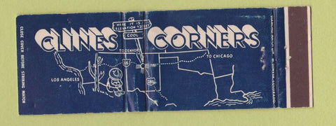 Matchbook Cover - Clines Corners Route 66 WEAR Full Length