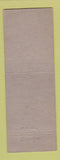 Matchbook Cover - Ramona Sandwich Shop York PA  Full Length