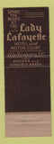 Matchbook Cover - Lafayette Grills Brunswick GA Full Length
