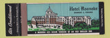Matchbook Cover - Hotel Roanoke VA Full Length