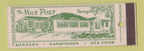 Matchbook Cover - Mile Post Newport RI  Full Length